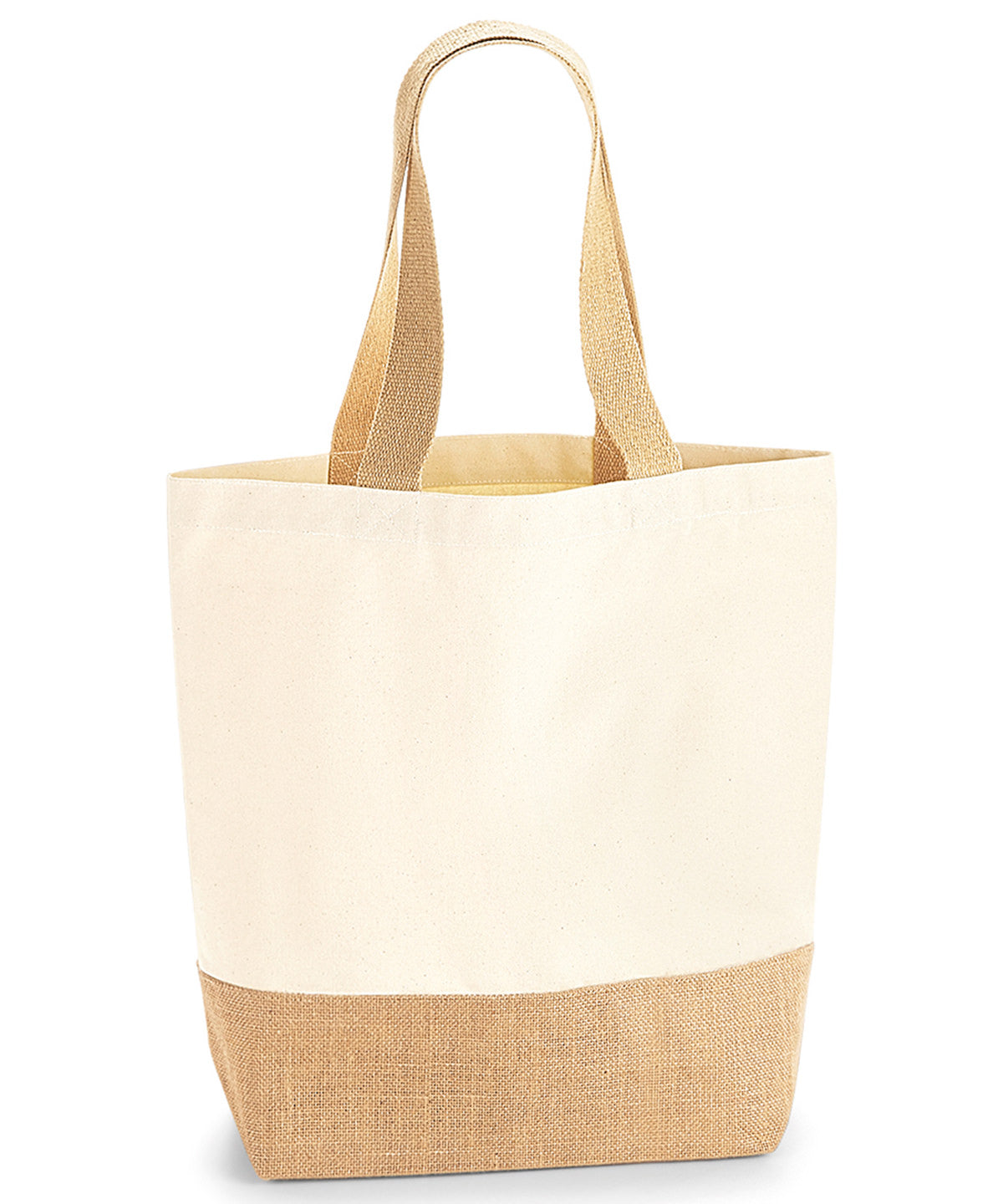 Töskur - Jute Base Canvas Shopper