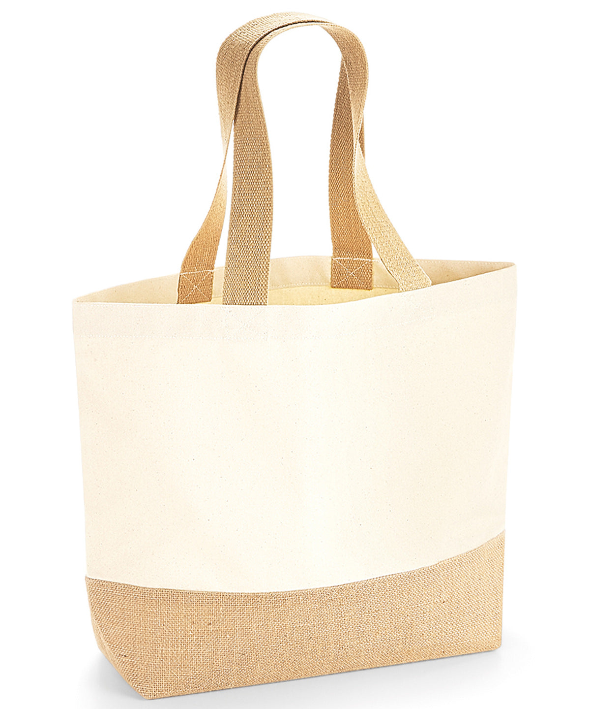 Töskur - Jute Base Canvas Tote