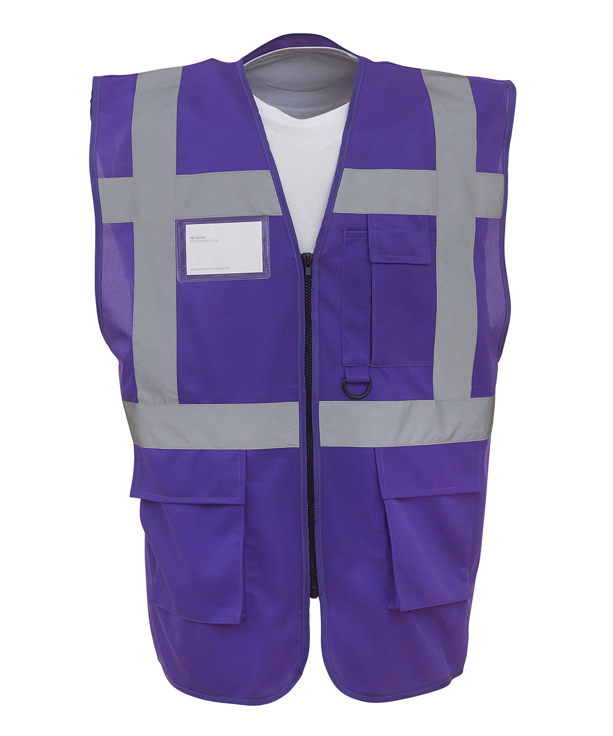 Öryggisvesti - Multifunctional Executive Hi-vis Waistcoat (HVW801)