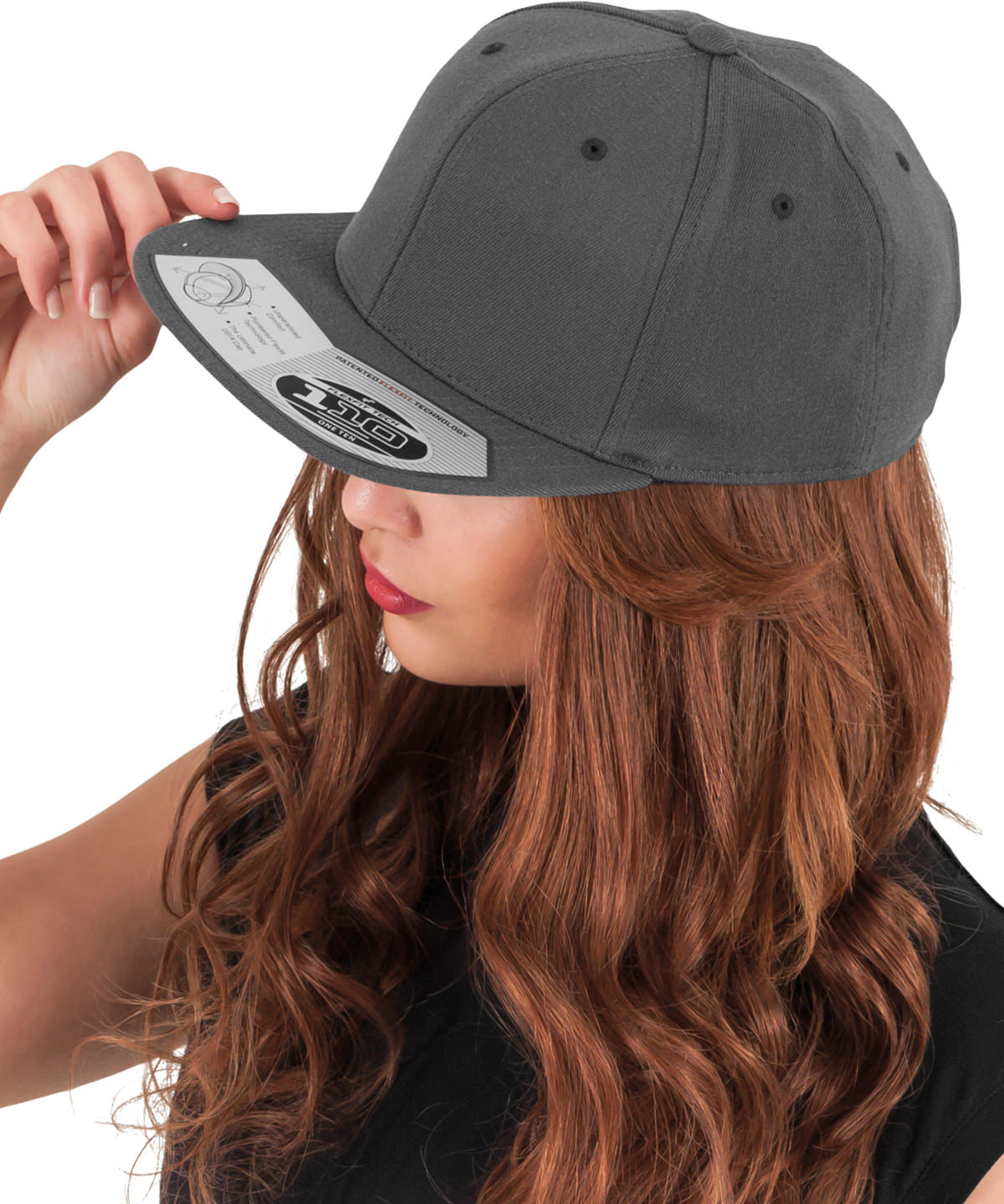 Húfur - 110 Fitted Snapback (110)
