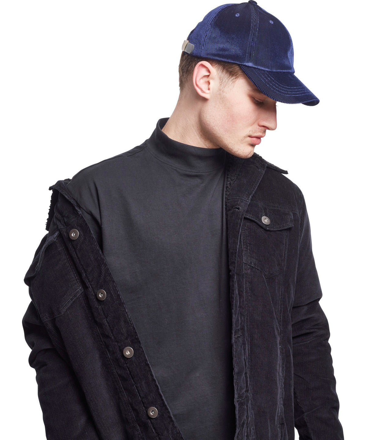 Húfur - Corduroy Satin Dad Cap (6245CS)