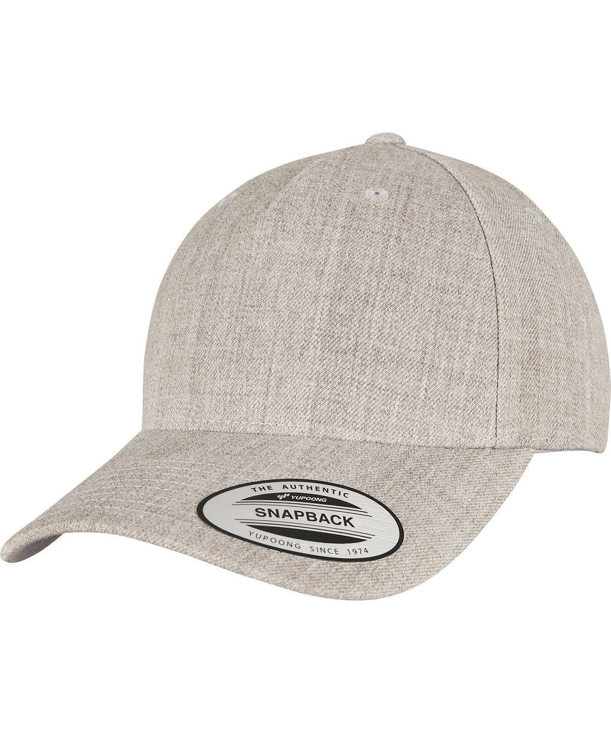 Húfur - YP Classics 5-panel Premium Curved Visor Snapback Cap (5789M)