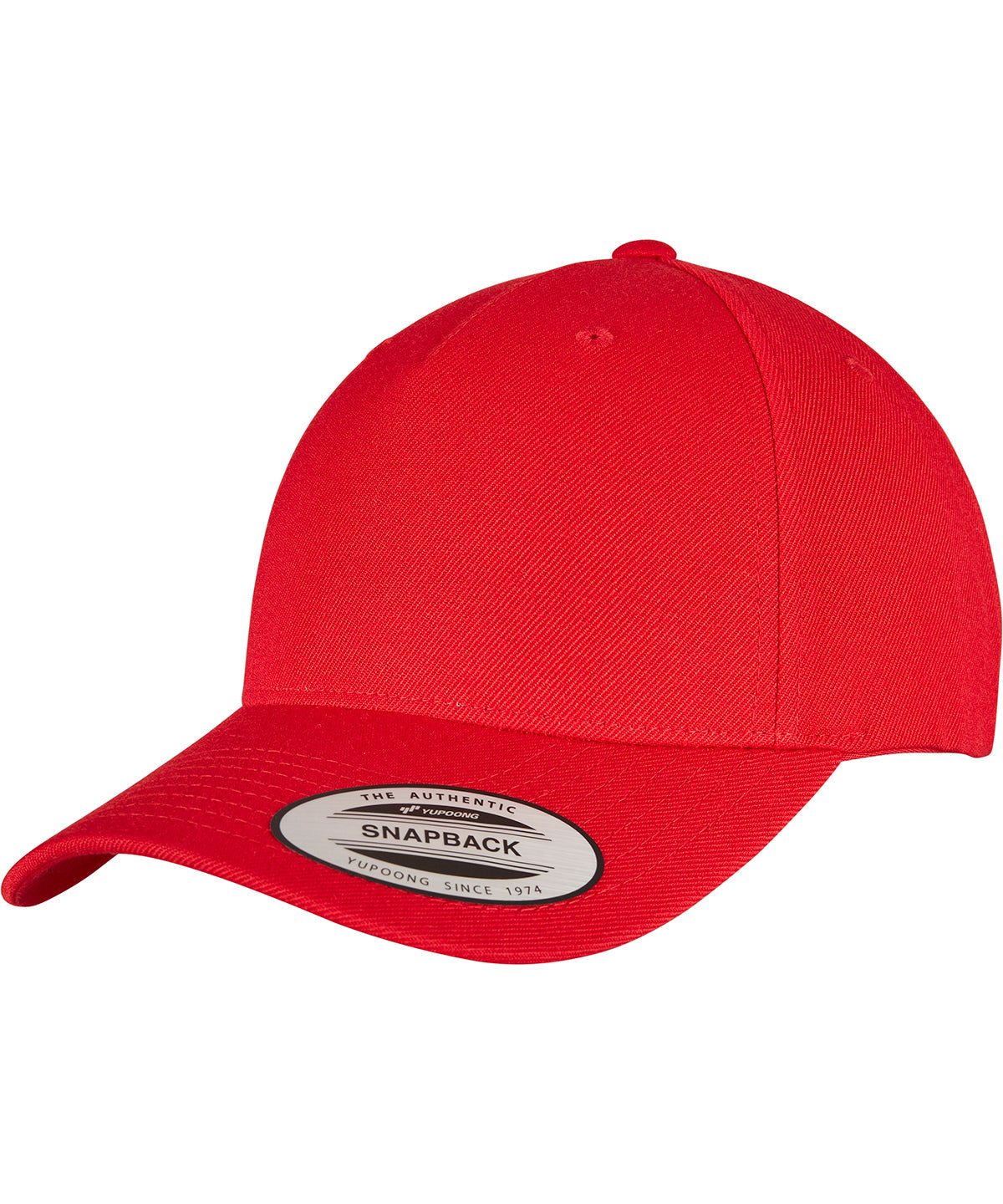Húfur - YP Classics 5-panel Premium Curved Visor Snapback Cap (5789M)
