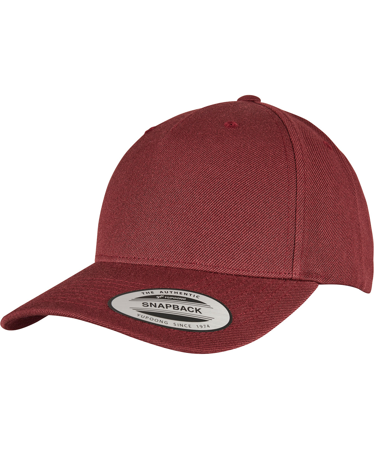 Húfur - YP Classics 5-panel Premium Curved Visor Snapback Cap (5789M)