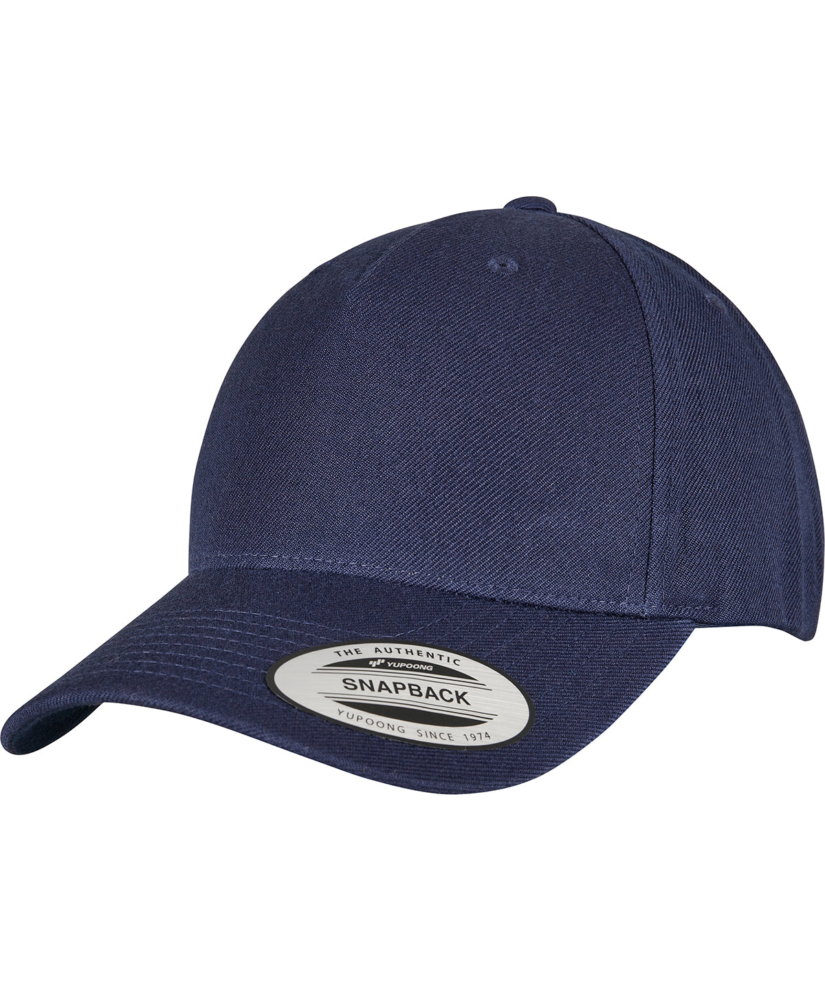 Húfur - YP Classics 5-panel Premium Curved Visor Snapback Cap (5789M)
