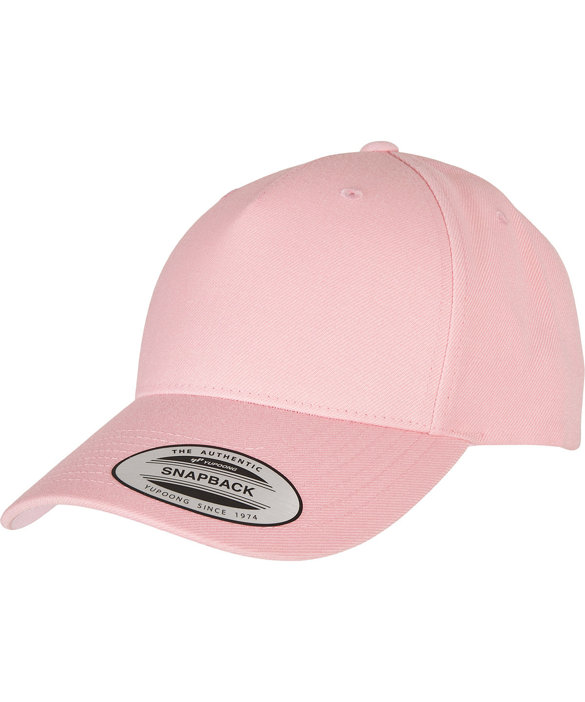Húfur - YP Classics 5-panel Premium Curved Visor Snapback Cap (5789M)