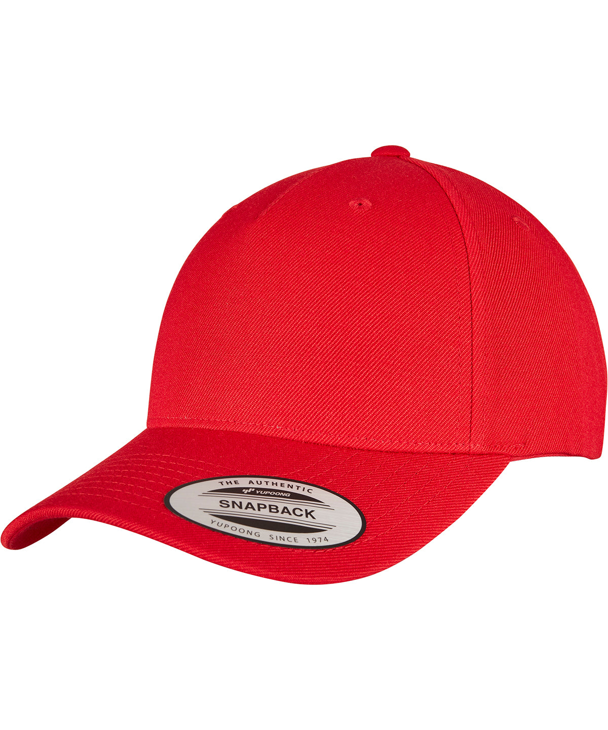 Húfur - YP Classics 5-panel Premium Curved Visor Snapback Cap (5789M)