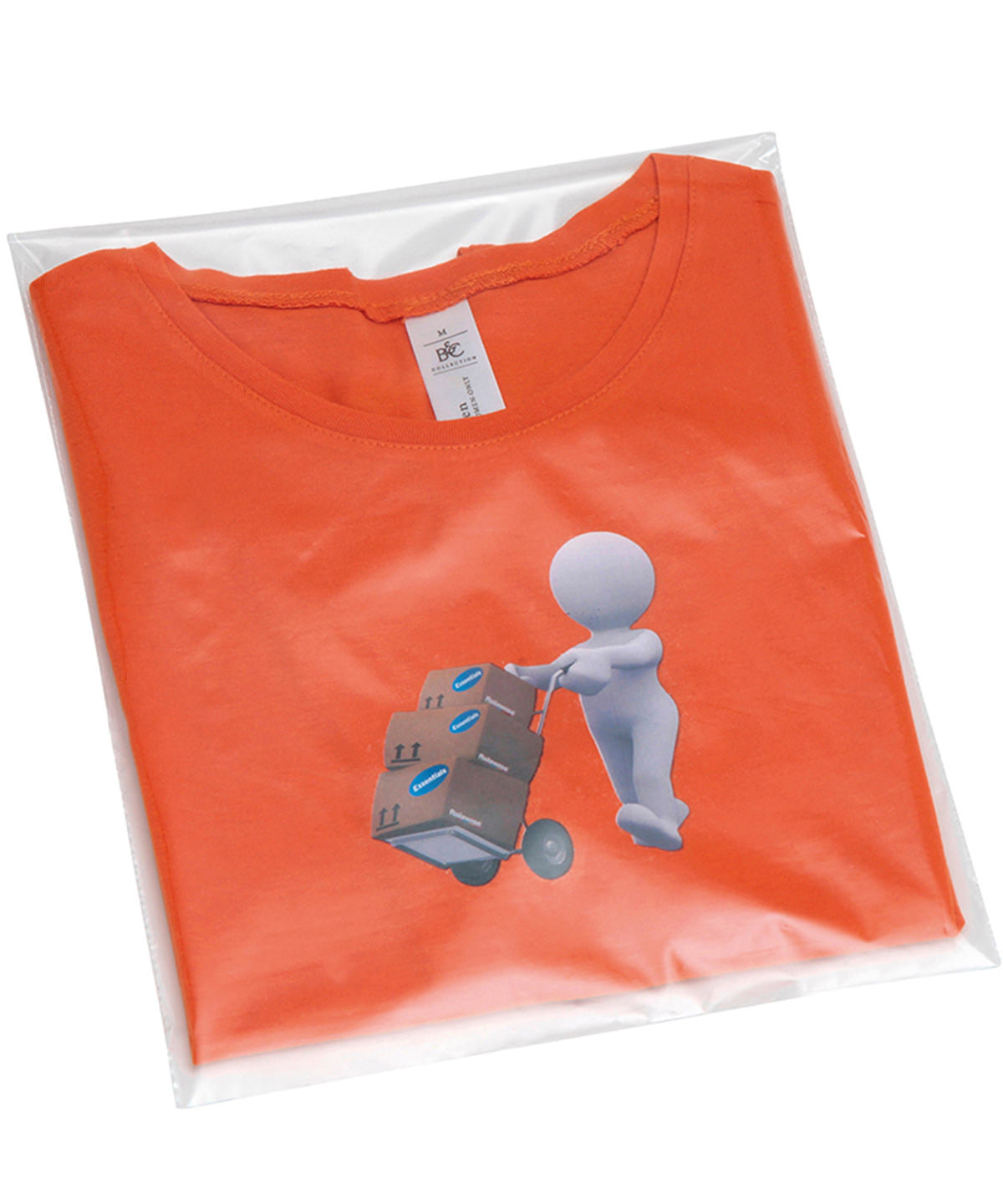 Skyrtupokar - Clear Polythene Bags - Stick Seal