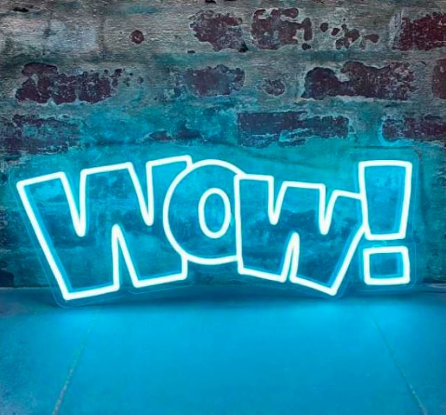WOW! - Neonskilti