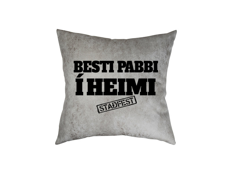 Besti pabbi í heimi - pleður púði