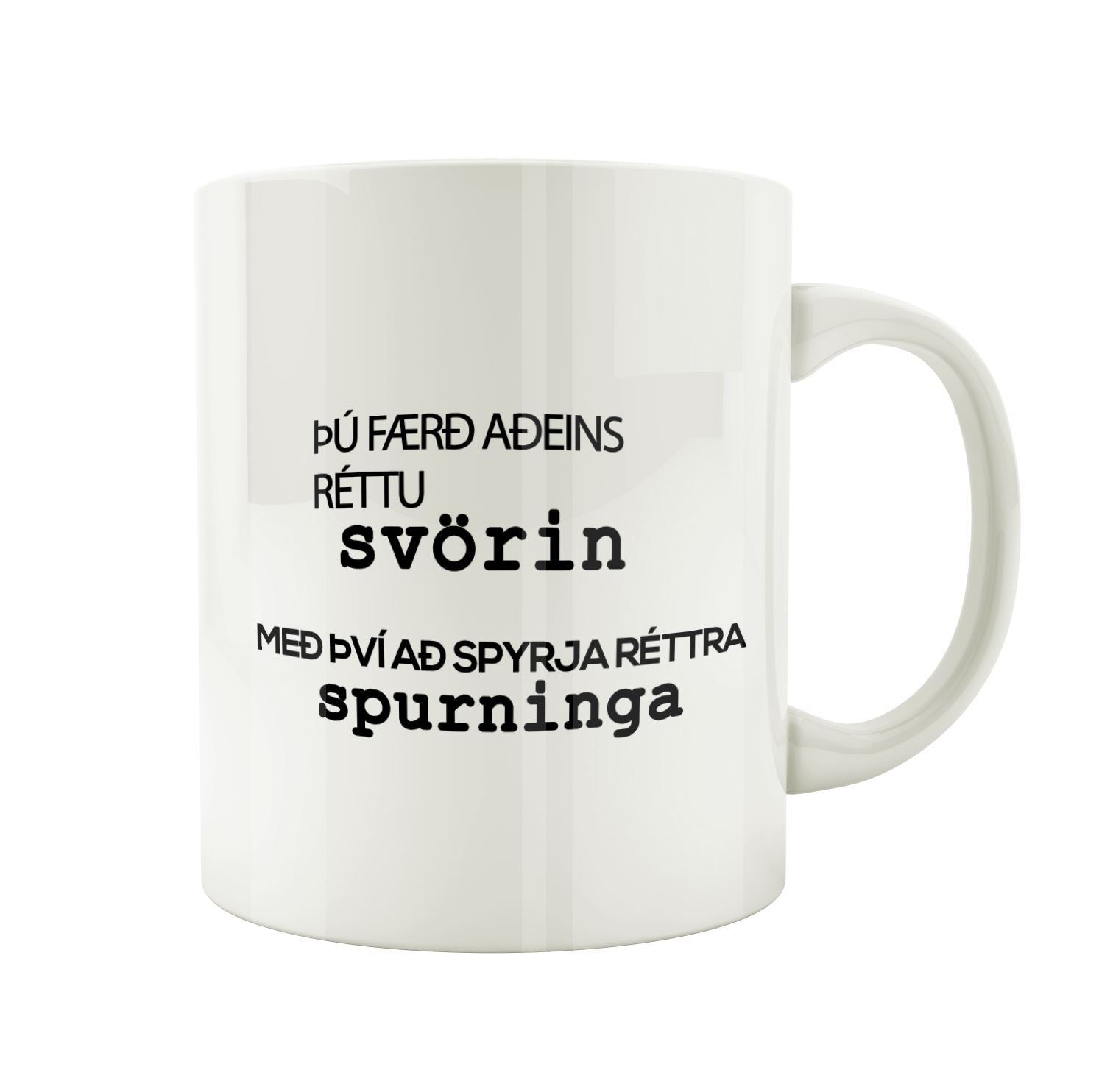 Þú færð aðeins réttu svörin með því að spyrja réttra spurninga - Bolli