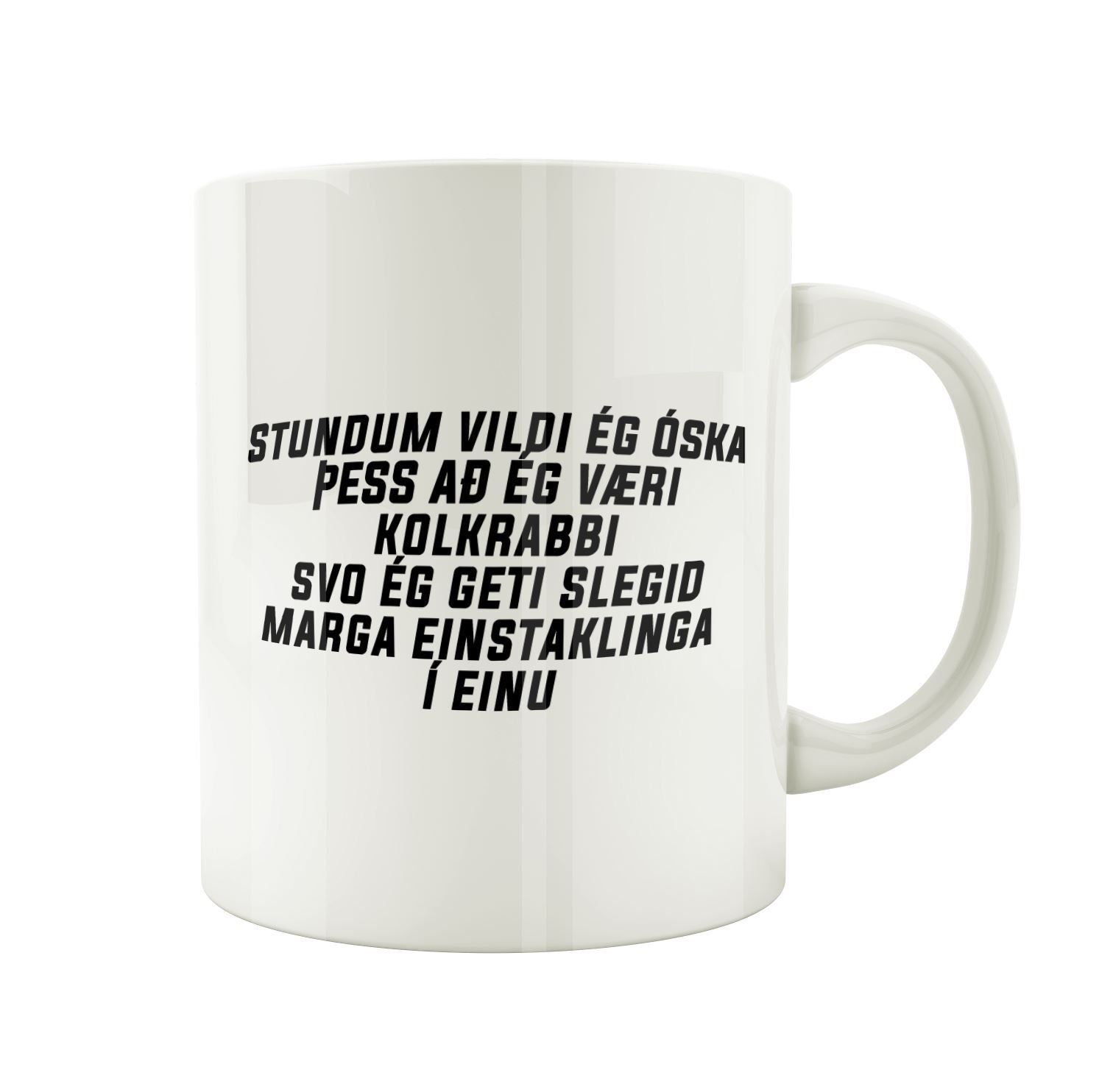 Stundum vildi ég óska þess að ég væri kolkrabbi - Bolli