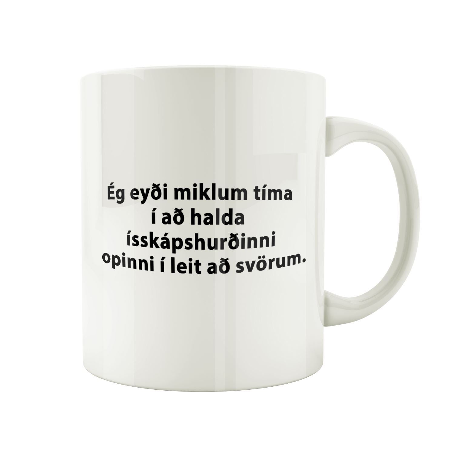 Ég eyði miklum tíma í að halda ísskápshurðinni opinni í leit að svörum - Bolli