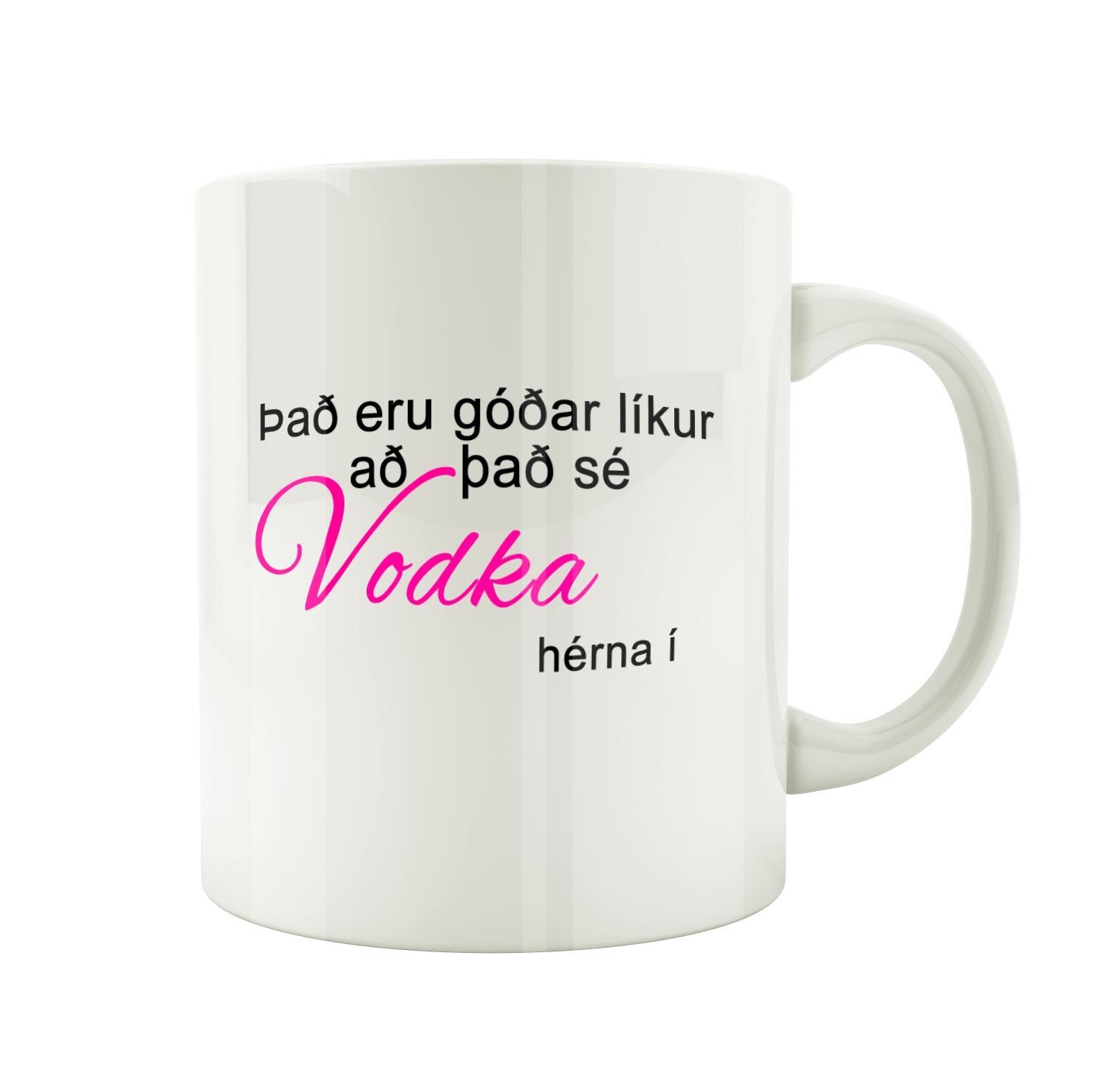 Það eru góðar líkur að það sé vodka hérna í