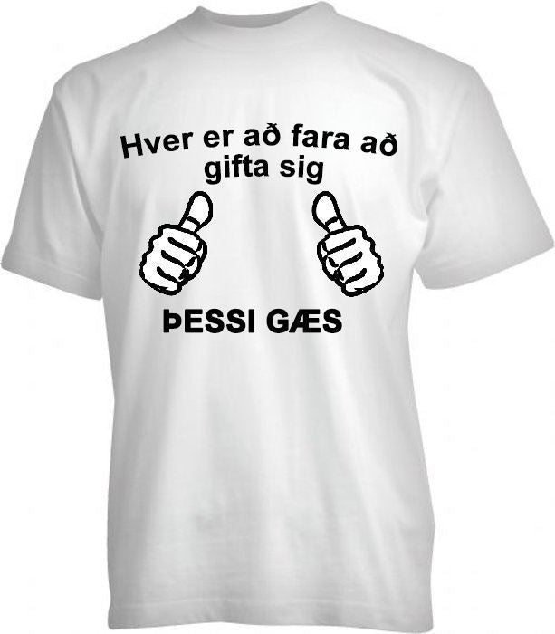 Hver er að fara að gifta sig, þessi gæs