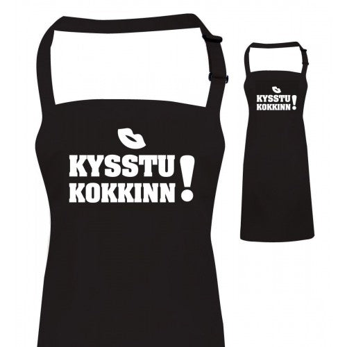 Kysstu kokkinn m. vörum - Svunta