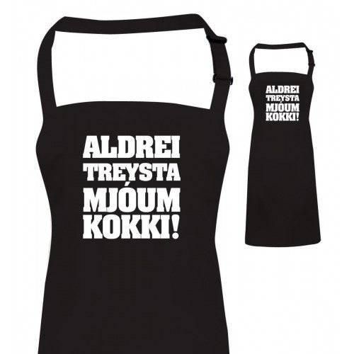 Aldrei treysta mjóum kokki! - Svunta