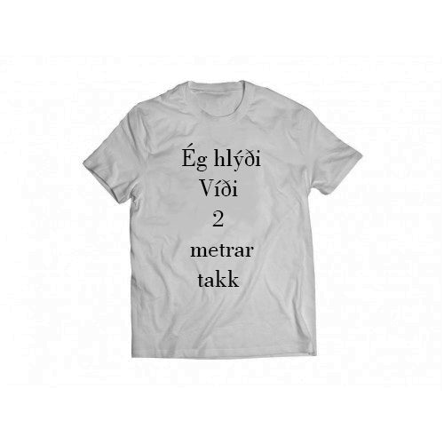 Bolur - Ég hlýði Víði 2 metrar takk