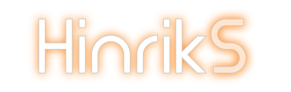 Custom Neon: HinrikS