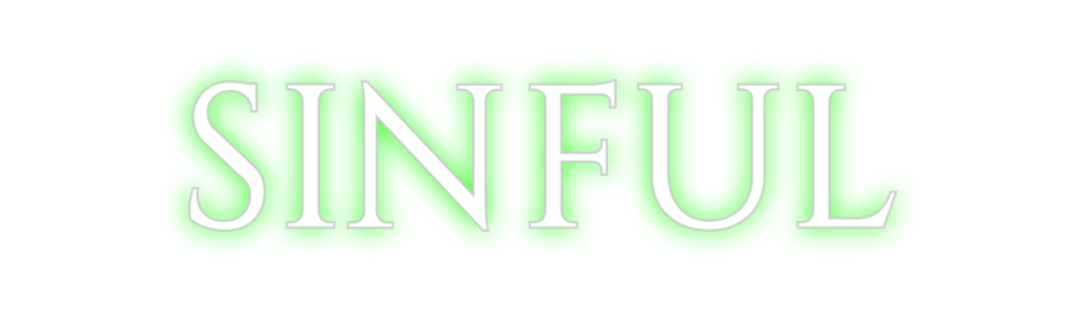 Custom Neon: SINFUL