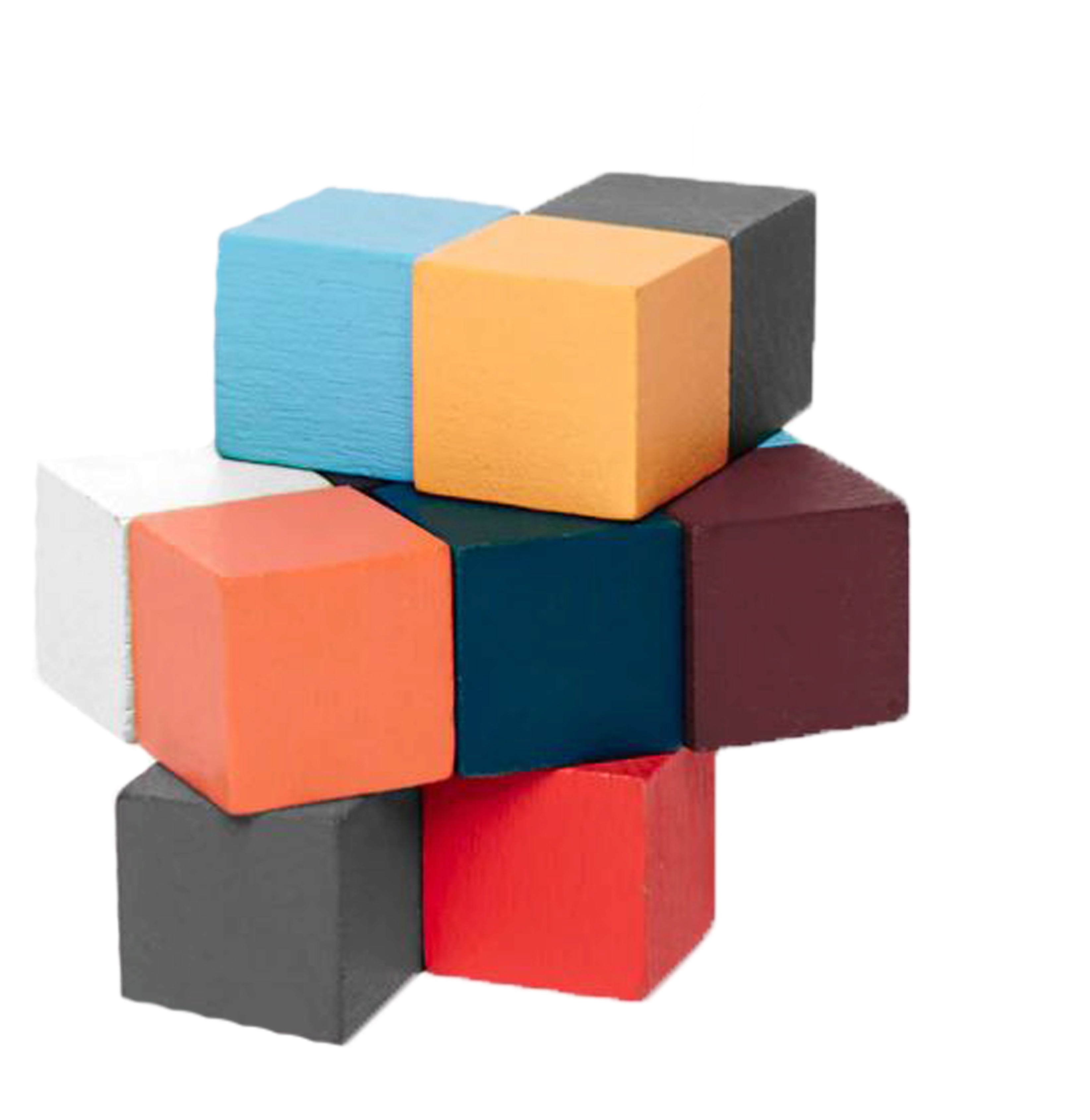 3D viðar púsl - Elasti cube